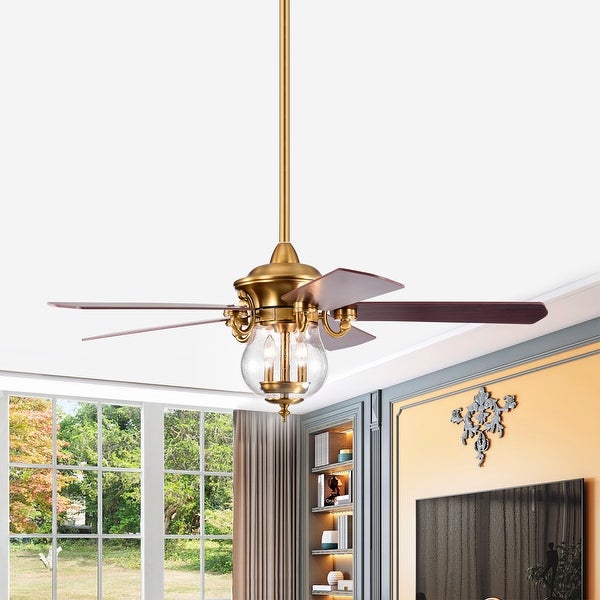 Anisma Anna 28 Inch Mid-Century Modern Style Lighted Ceiling Fan with Remote Shopping - The Best Deals on Ceiling Fans | 39452545