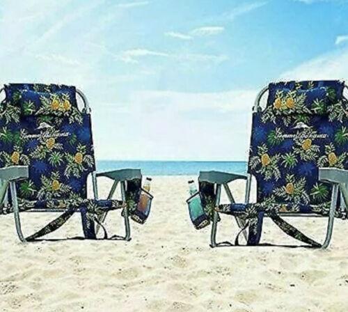 2 PACK || Tommy Bahama Backpack Beach Folding Deck Chair