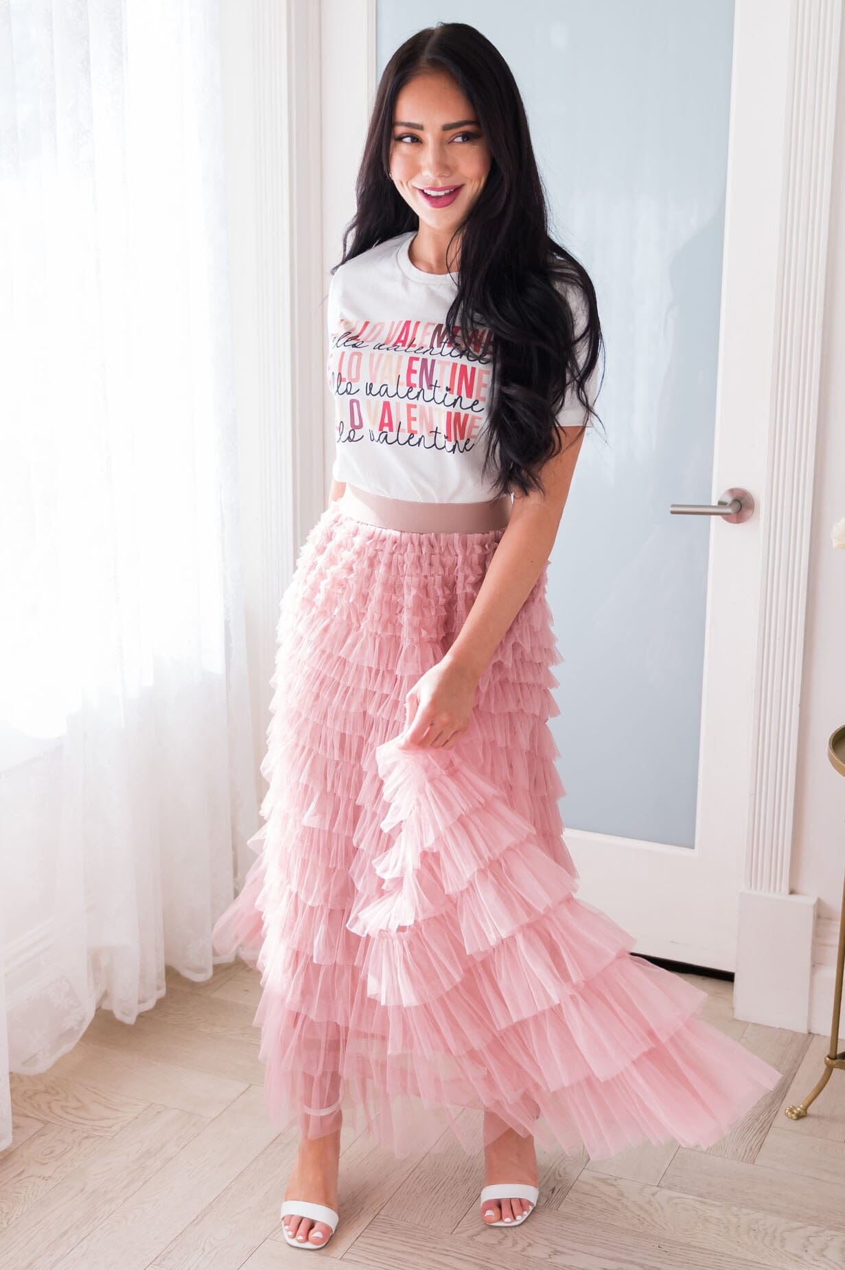 It's All About The Twirls Modest Tulle Skirt