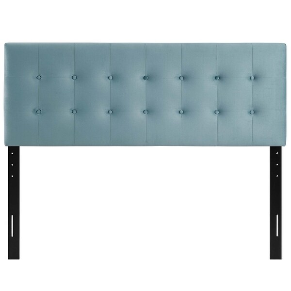 Emily Full Biscuit Tufted Performance Velvet Headboard - - 28503163