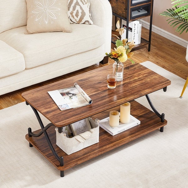 Modern 3 Piece Coffee Table and Side Table Set of 2