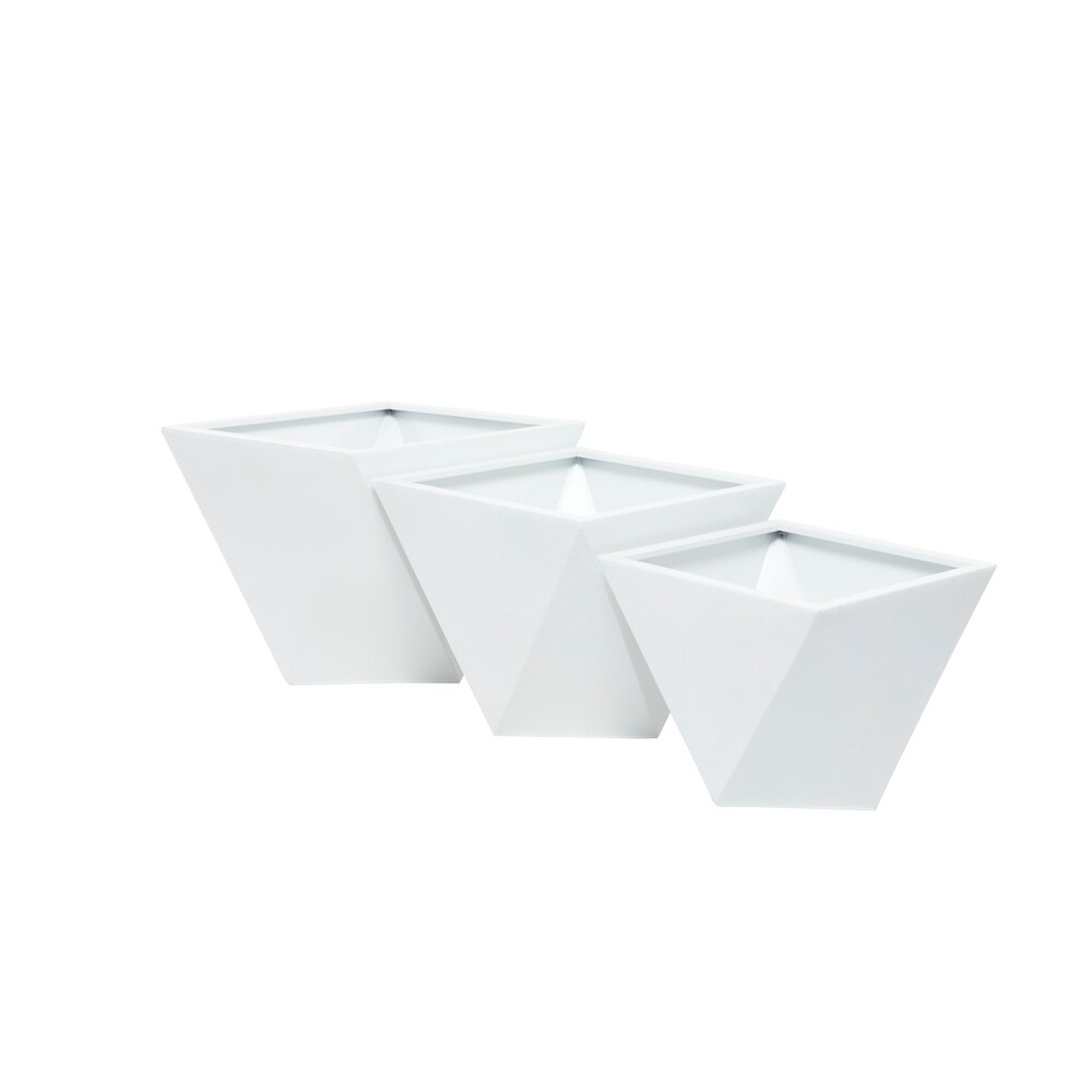 Metal Modern Planters (Set of 3)   S/3 18\