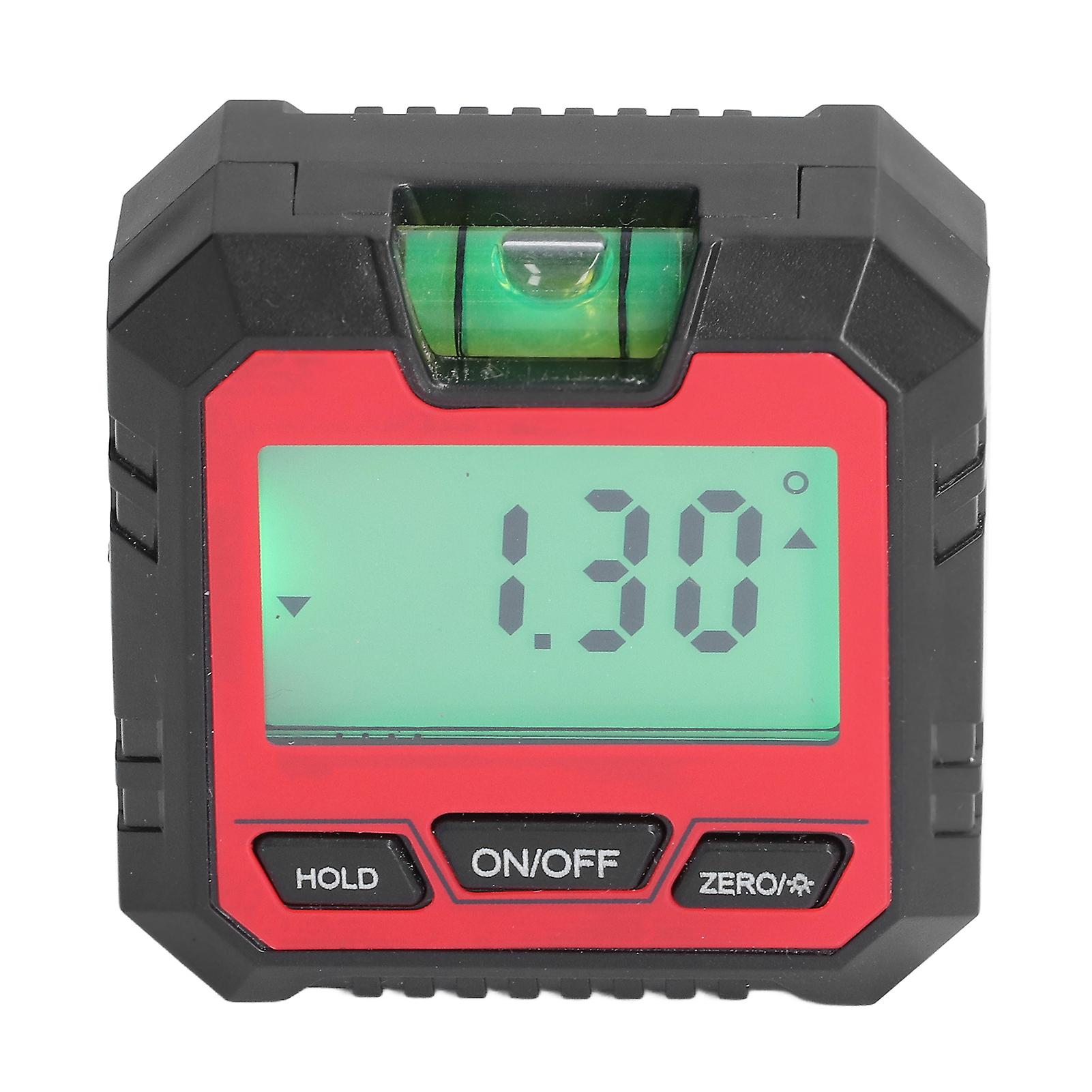 Digital Inclinometer Magnetic 90 Electronic Protractor Angle Level Finder Gauge For Woodworkingred