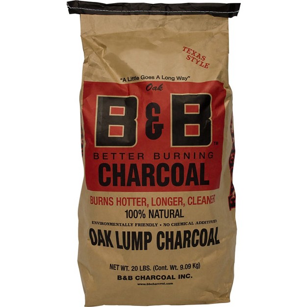 B amp b Charcoal All Natural Oak Hardwood Lump Charcoal 20 Lb