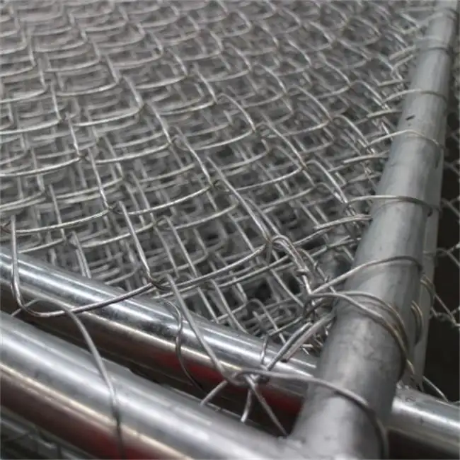 6ft*12ft 2.8mm 60*60mm factory supply chain link fence temporary fence for construction