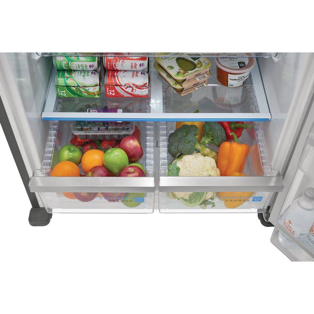 FRIGIDAIRE GALLERY 20.0 cu. ft. Top Freezer Refrigerator in Smudge-Proof Stainless Steel FGHT2055VF