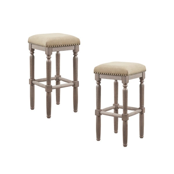 Madison Park Kagen Bar Stool Set of 2