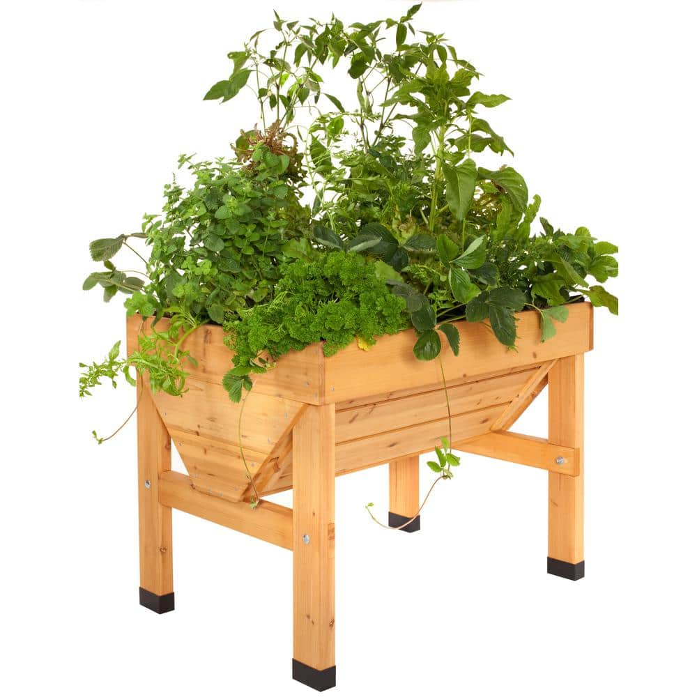 VegTrug 1 m Wooden Raised Bed Planter VTNS0361USA