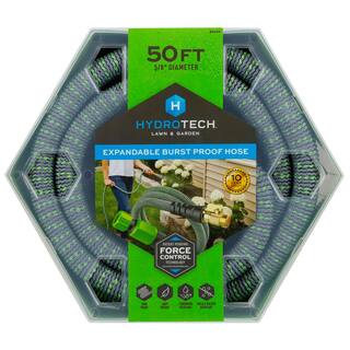 Hydrotech 58 in. Dia. x 50 ft. Burst Proof Expandable Garden Water Hose 8989