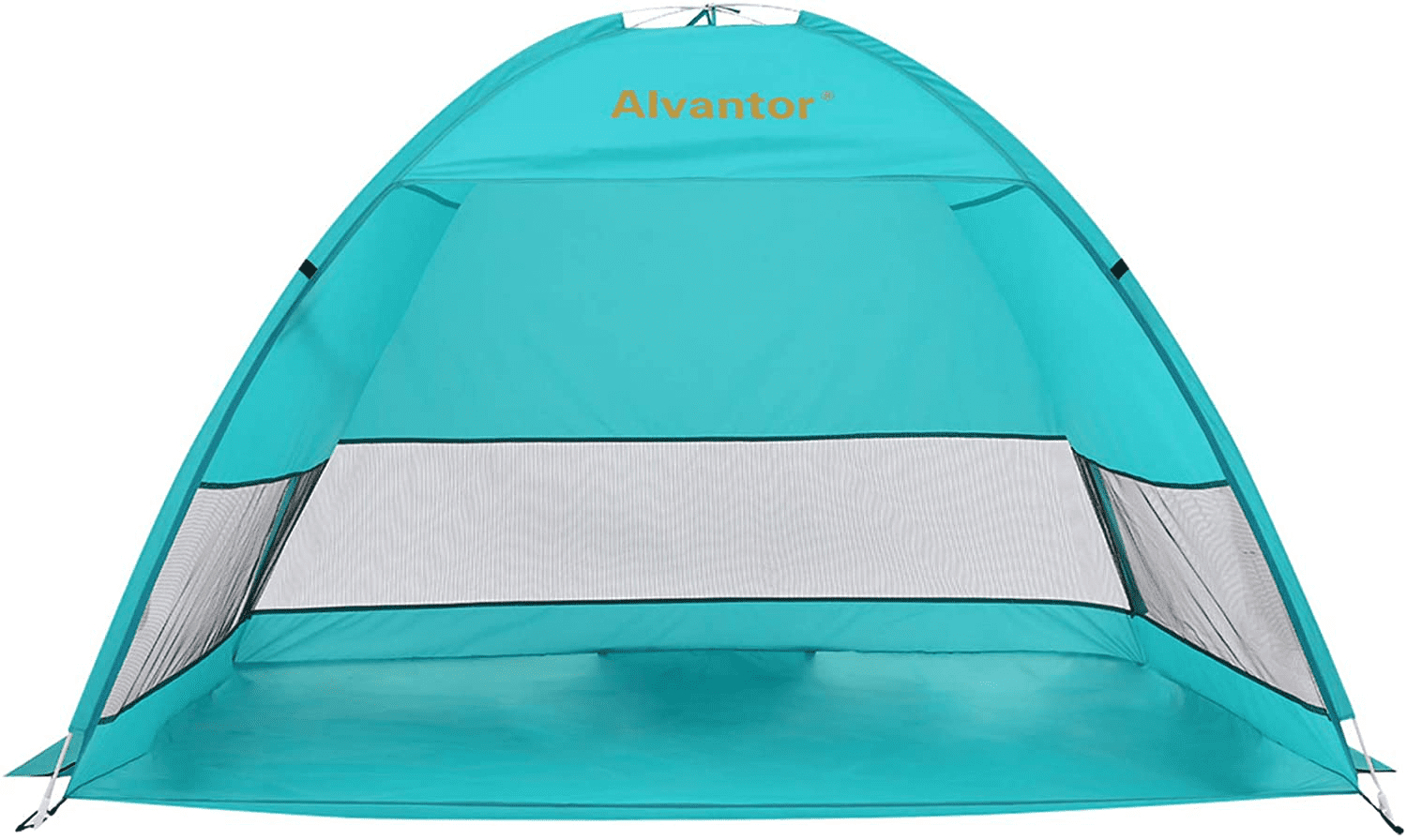 Alvantor Beach Tent Coolhut Plus Beach Umbrella Outdoor Sun Shelter Cabana Automatic Instant Pop-Up UPF 50+ Sun Shade Portable Camping Canopy Easy Set Up Light Weight Windproof