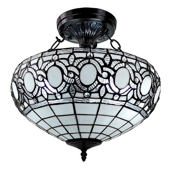  Style Semi-flush Mount Ceiling Fixture Amora Lighting