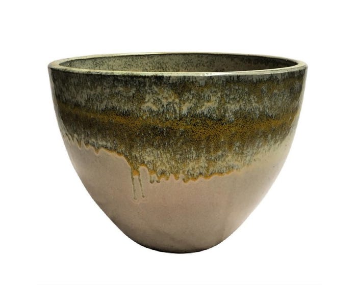 Basic Planter， Yellow Cream， Large - MJ059YCL