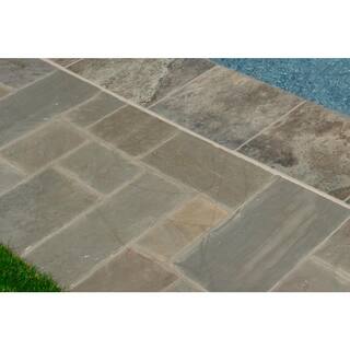 MSI Silver Travertine 2 in. x 24 in. x 24 in. Gray Pool Coping (10 Pieces26.7 sq. ft.Pallet) LCOPTSIL1624HUP