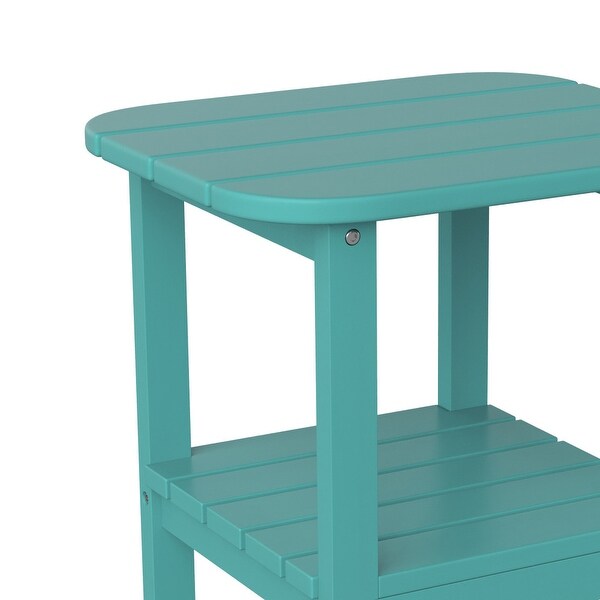 Commercial Grade AllWeather Adirondack Style Patio Side Table