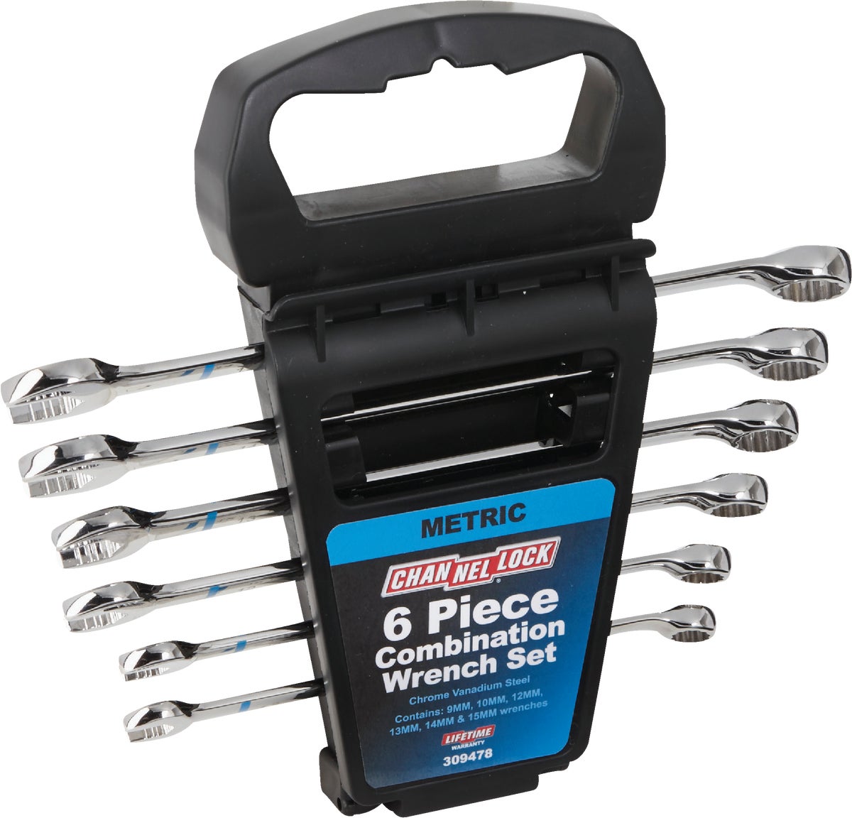 Channellock 6-Piece Metric Combination Wrench Set