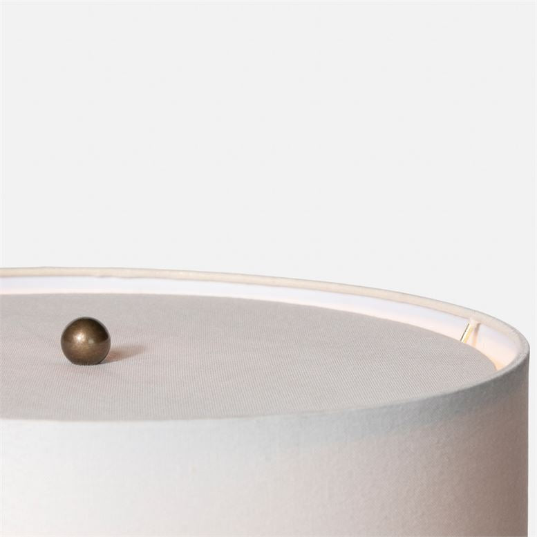 Charlie Full-Grain Leather Table Lamp