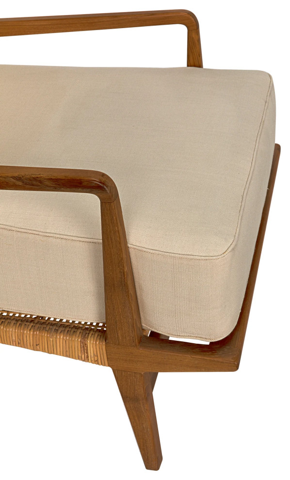 ister Chair  Teak and Rattan   Modern   Armchairs And Accent Chairs   by Sideboards and Things  Houzz