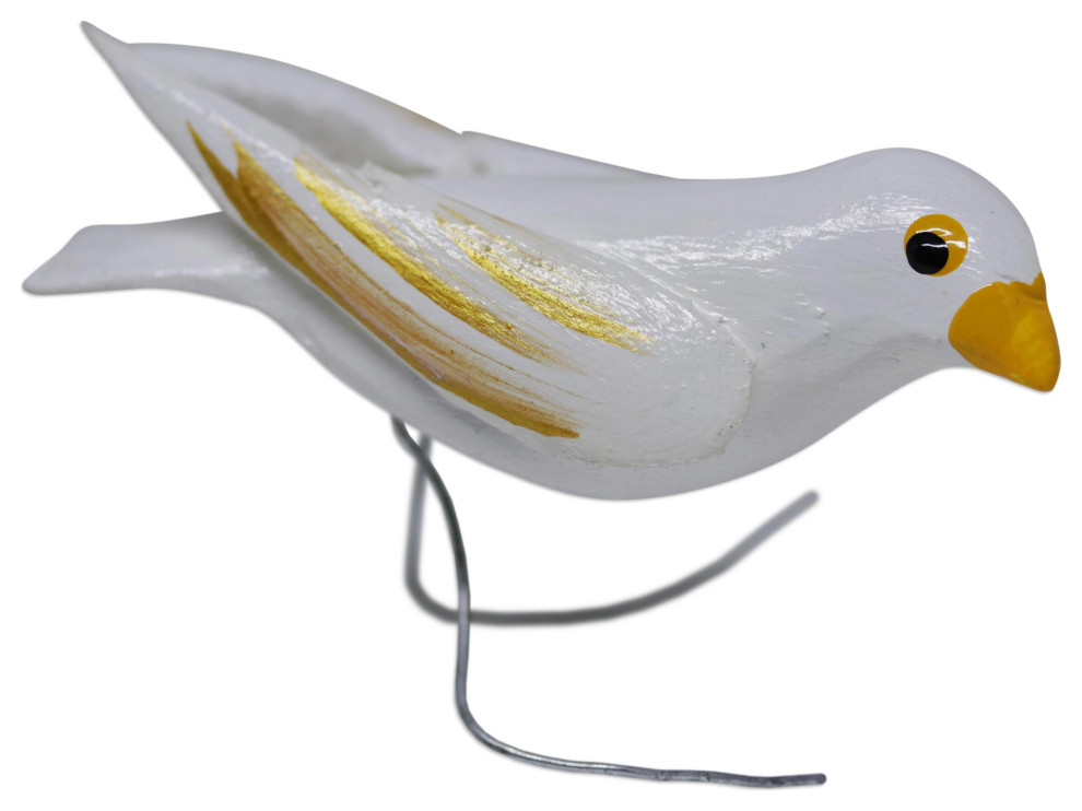 Novica Handmade Hope Doves Wood Ornaments (Set Of 5)   Christmas Ornaments   by NOVICA  Houzz