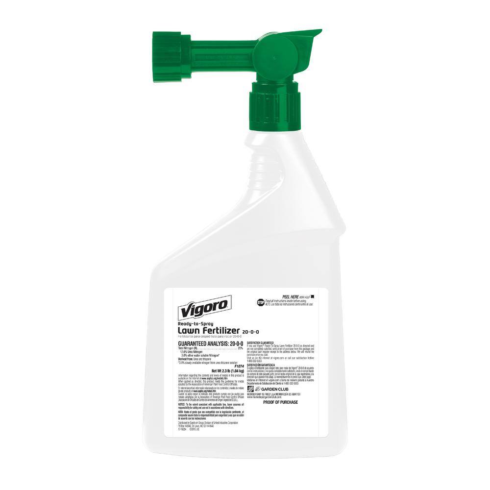 Vigoro 32 oz. 3500 sq. ft. All Season Ready-to-Spray Concentrate Lawn Fertilizer Hg-52512-3