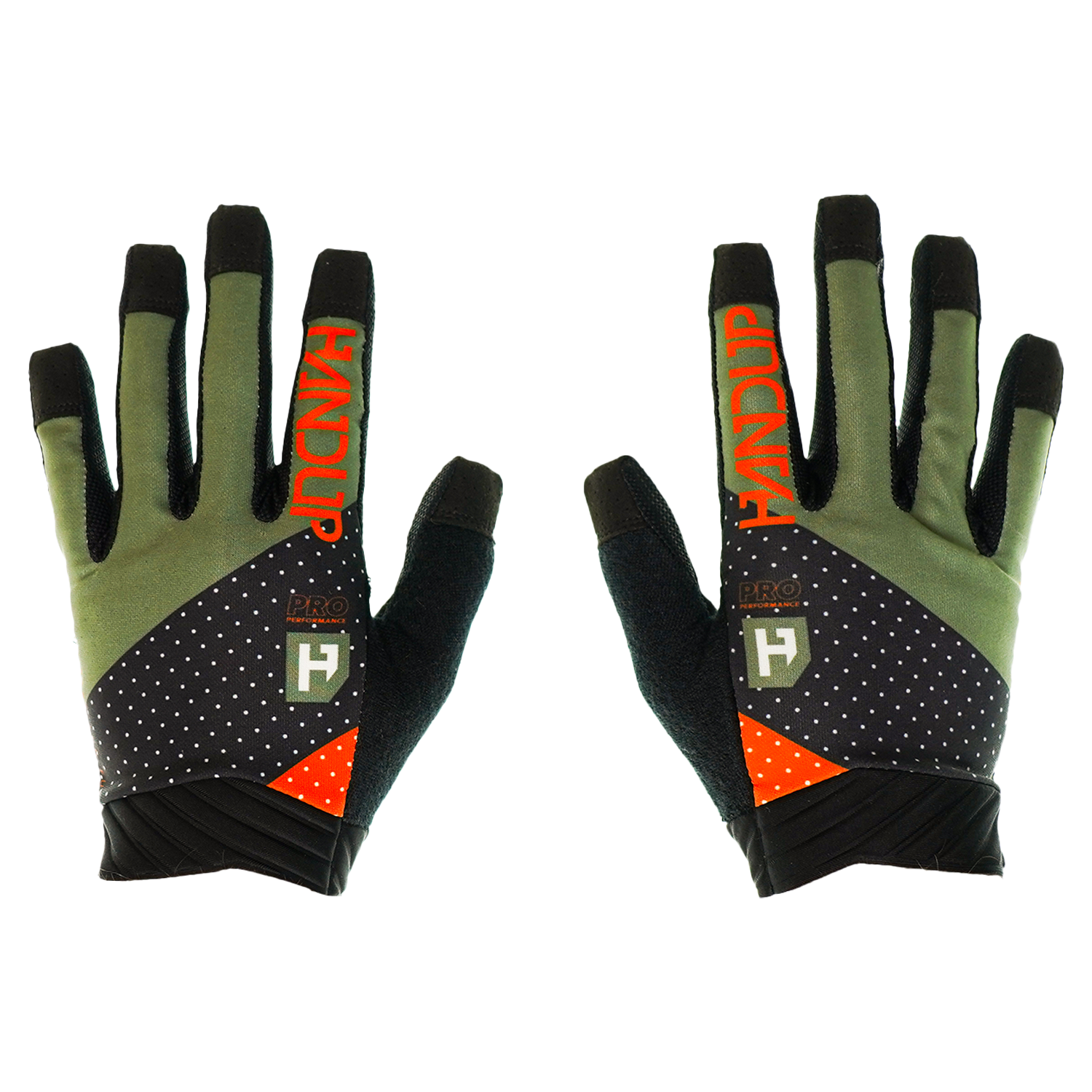 Pro Performance Glove - Olive/Orange by Handup Gloves