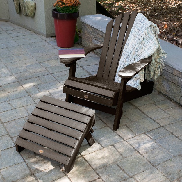 Hamilton Folding amp Reclining Adirondack Chair With Folding Adirondack Ottoman Highwood