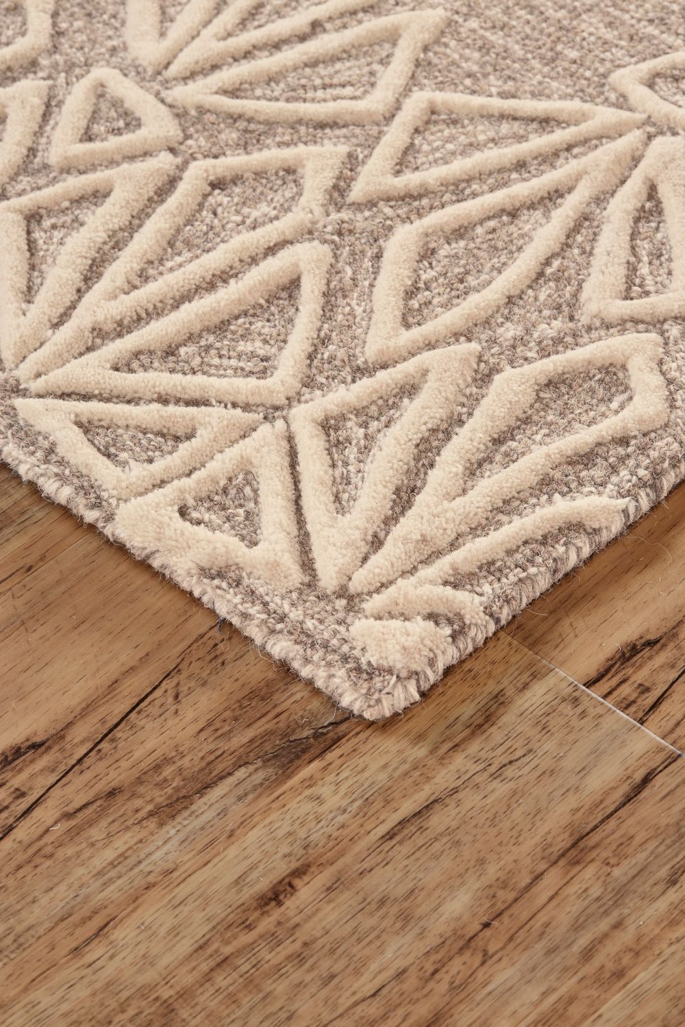 Fadden Taupe and Ivory Rug by BD Fine