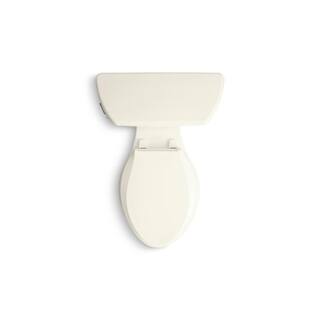 KOHLER Highline 2-piece 1.28 GPF Single Flush Elongated Toilet in Biscuit Seat Not Included K-3658-96