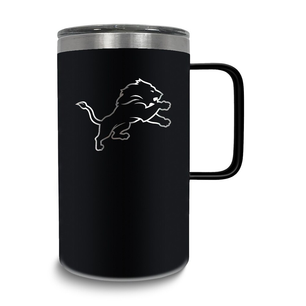 NFL Detroit Lions Stainless Steel 18 Oz. Hustle Mug with Lid