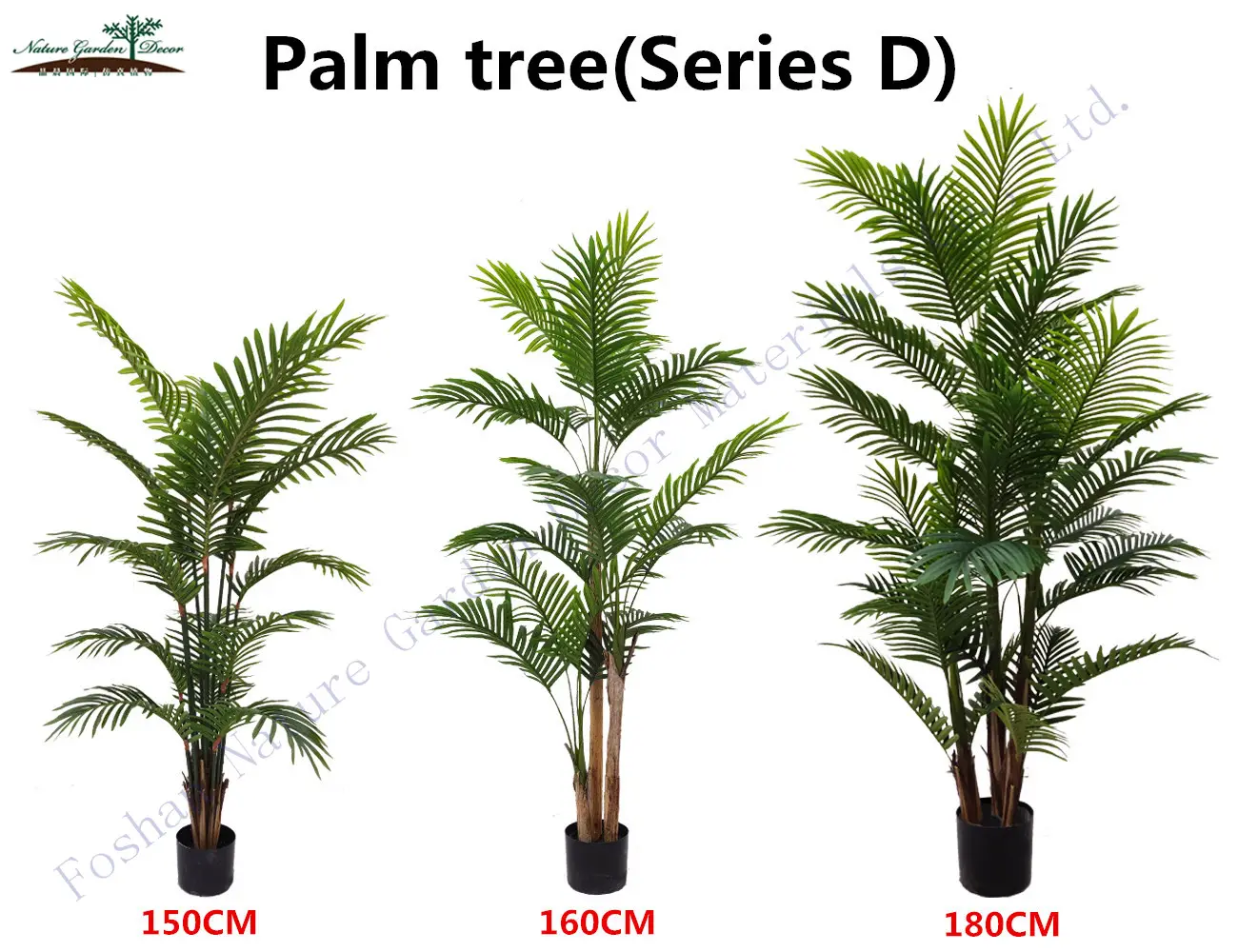 China Supply Artificial Plant Tops Head Palm Tree Trunks