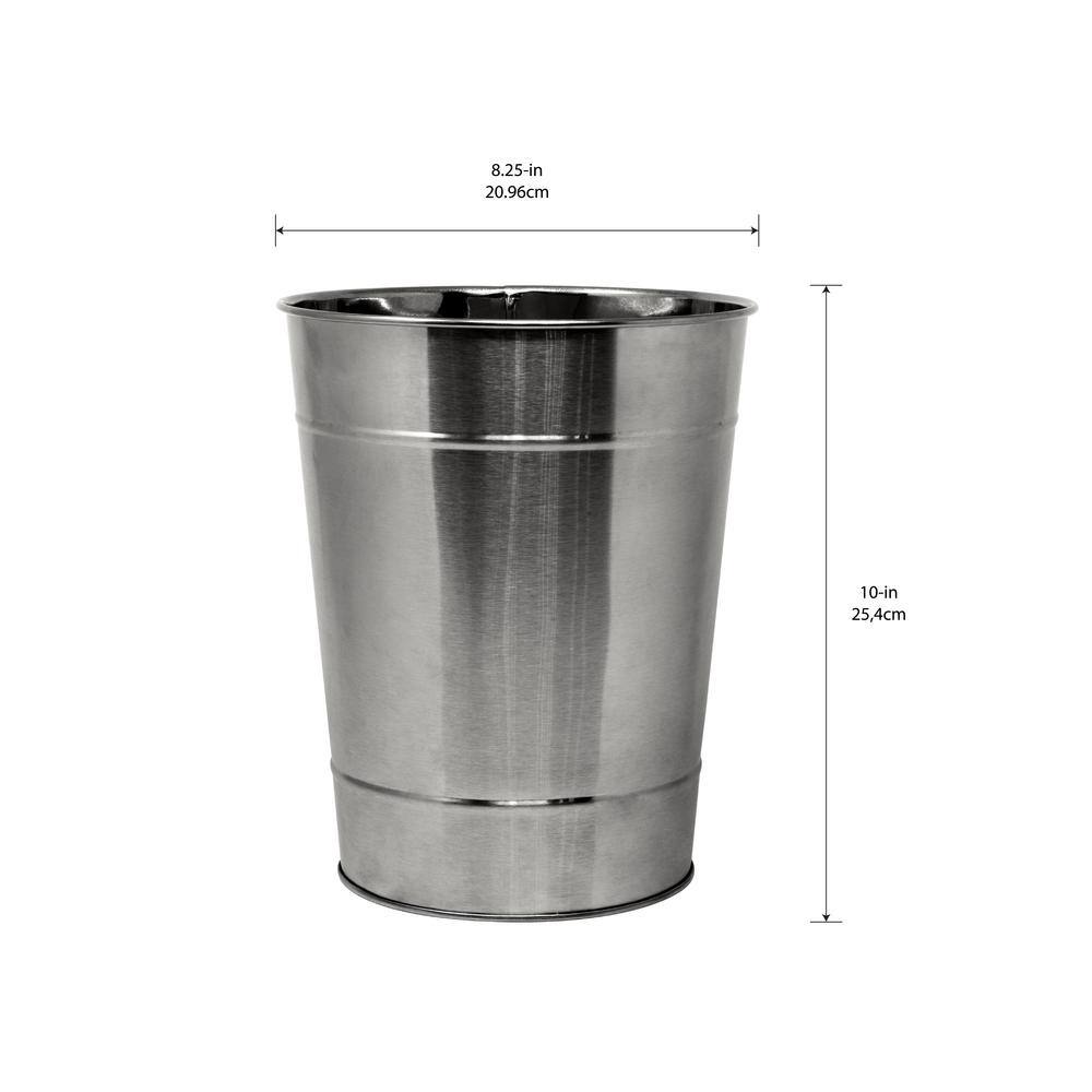 Glacier Bay 6L Waste Bin in Brushed Nickel WB94-SNI