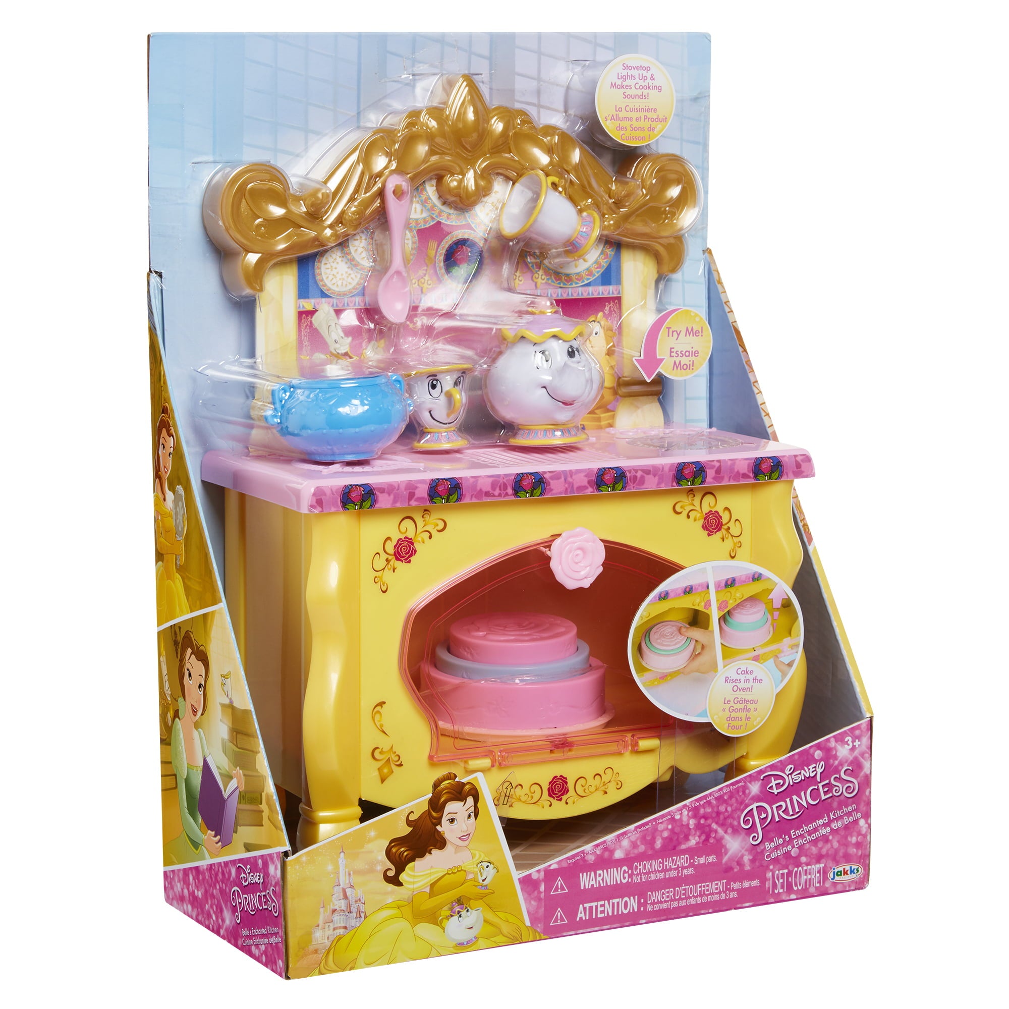 Disney Princess Belle’s Enchanted Kitchen with Lights and Sounds for Girls Ages 3 Year and up