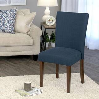 Homepop Classic Parsons Navy Blue Upholstered Dining Chair K6805-F2088