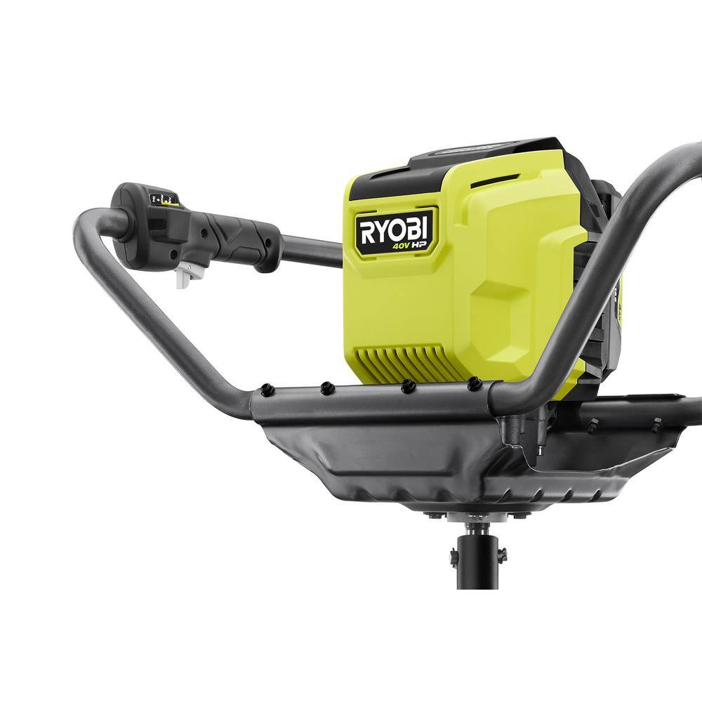 RYOBI 40-Volt HP Ice Auger with 8 in. Bit and 4.0 Ah Battery and Charger RY40712