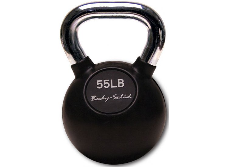 Body-Solid Black 55 lb Kettlebell