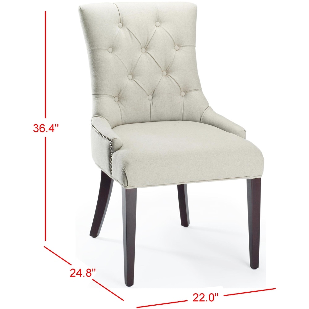 SAFAVIEH Dining Nimes Putty Grey Dining Chair   22\