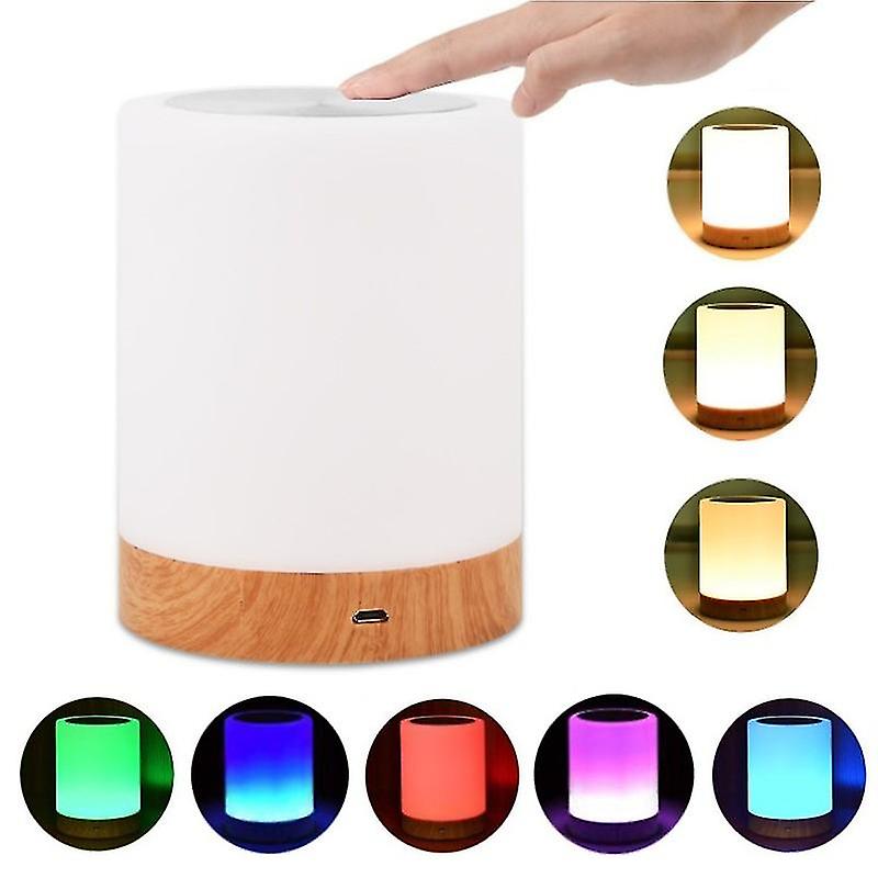 Miman Touch Table Lamp， Dimmable Bedside Lamp With Warm White Light