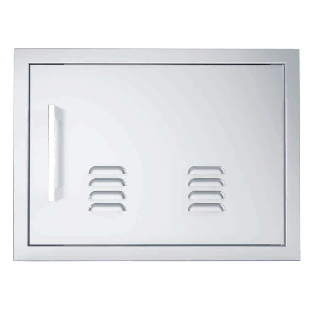 Sunstone Signature Series 23 in. x 17 in. 304 Stainless Steel Right Swing Horizontal Vented Door BA-VDHR1420