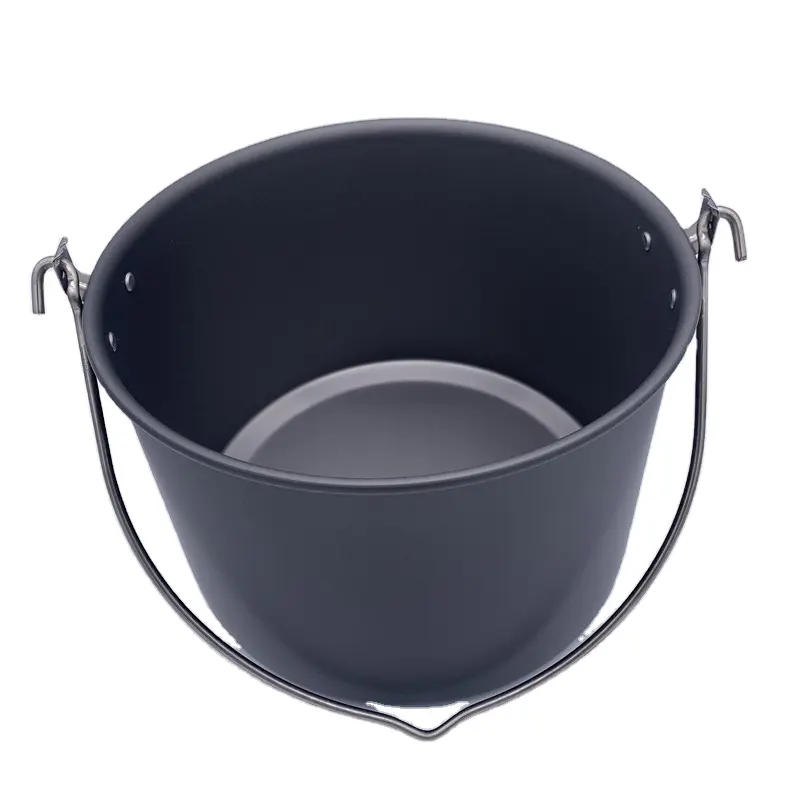 8.5L Picnic Hanging Pot Outdoor Tableware Camping Hiking Backpacking Cookware Cooking Pan Outdoor Pot