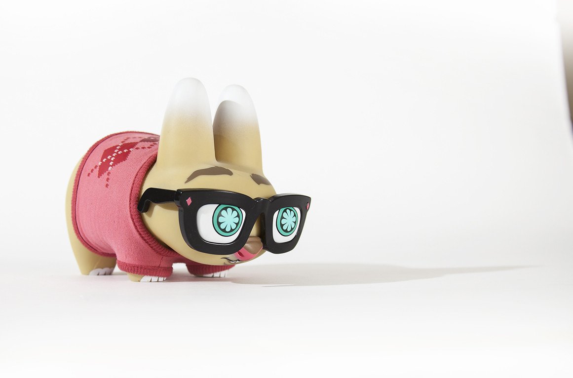 Pipken Preppy Labbit Art Figure by Scott Tolleson x Frank Kozik - Red Edition