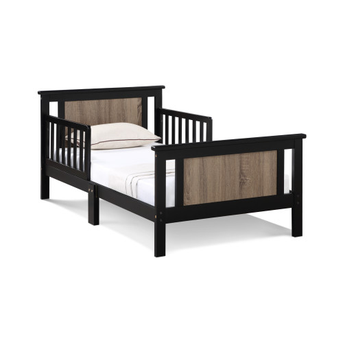 Connelly Reversible Panel Toddler Bed Black/Vintag...