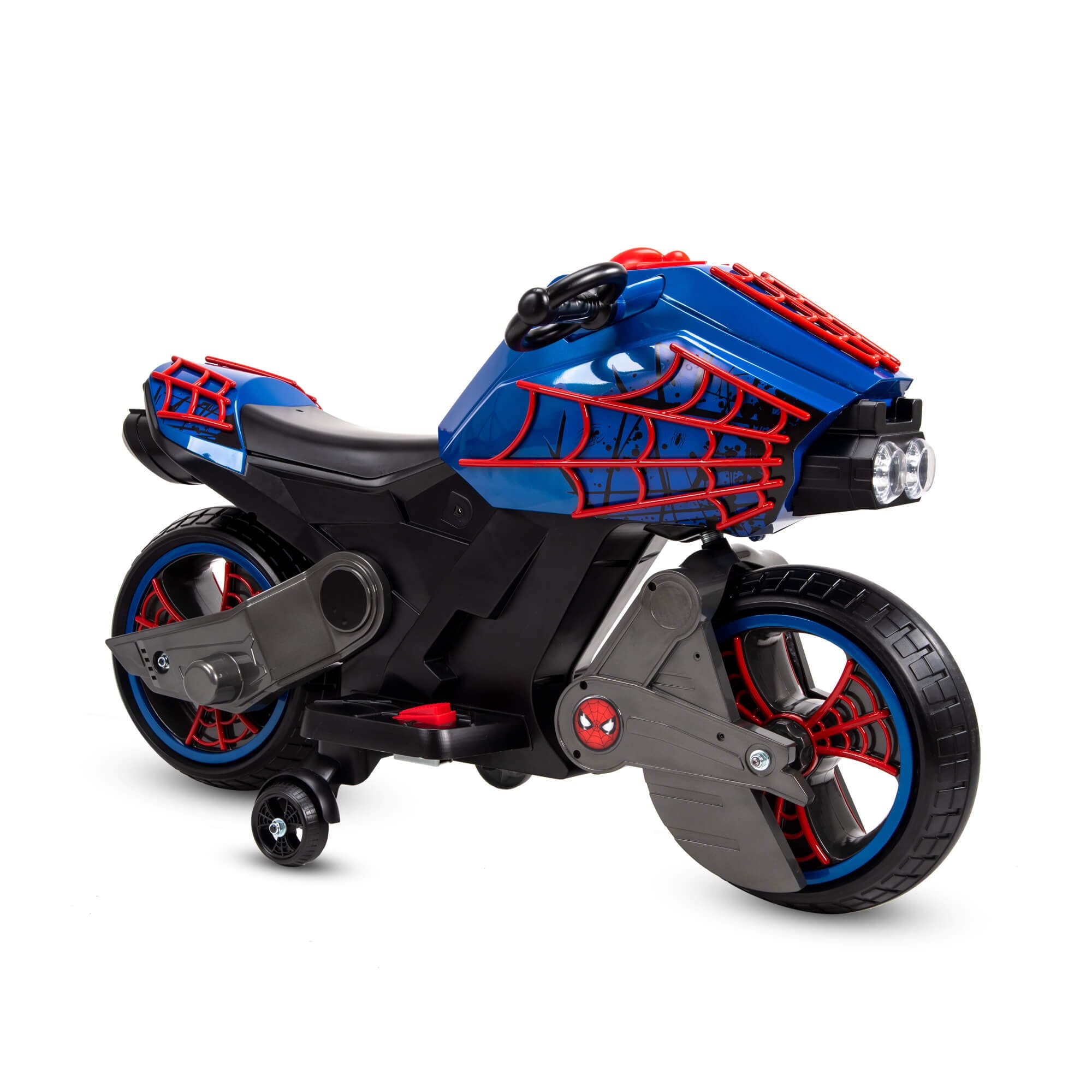 Marvel Spider-Man 6V Battery Powered Motorcycle Ride-on Toy for Boys, by Huffy