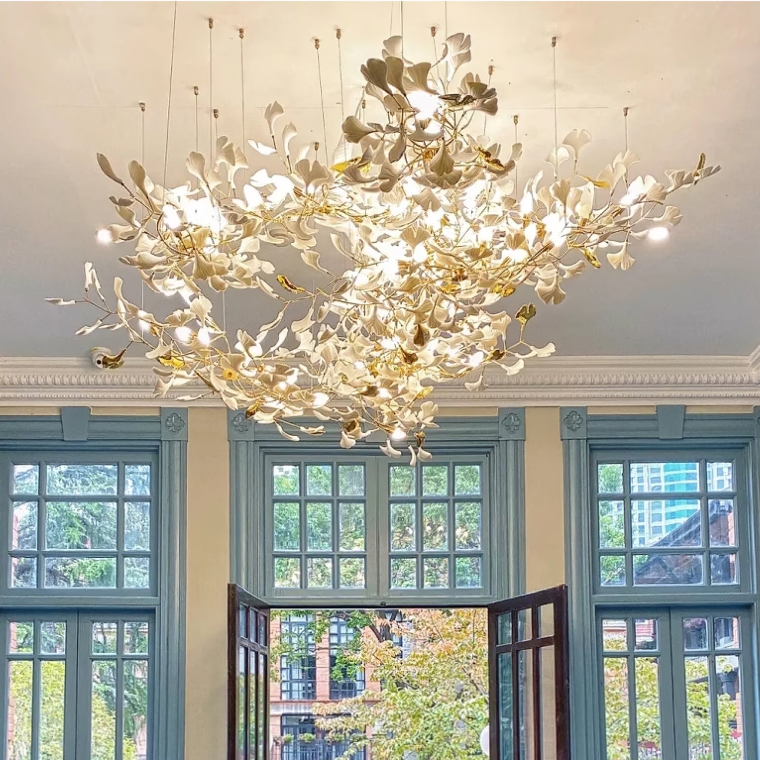 Gingko Leaves Chandelier