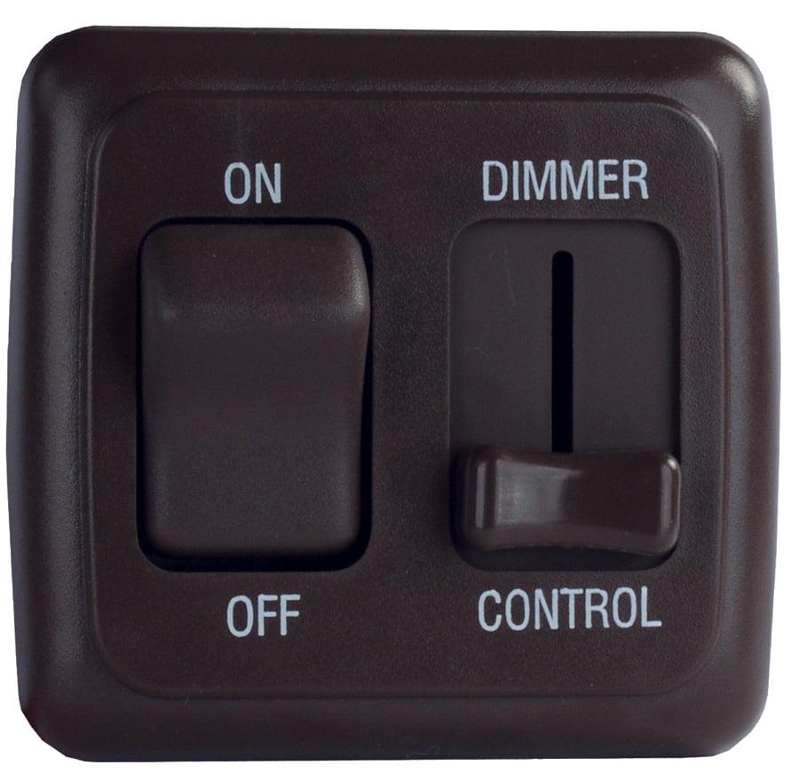 Diamond Group DGLD25VP LED Dimmer with On/Off Switch  Black