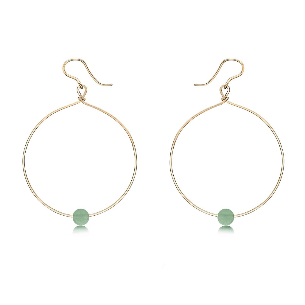 Ronaldo Jewelry  Breathe Earrings - in 14K Gold Artist Wire