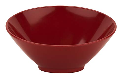 GET B-792-CR Angled Salad Bowl， 24 Ounce， Cranberry