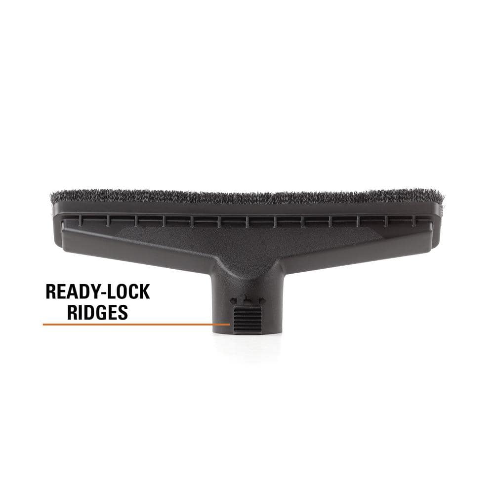 RIDGID 2-1/2 in. Locking Floor Brush Accessory for RIDGID Wet/Dry Shop Vacuums LA2514