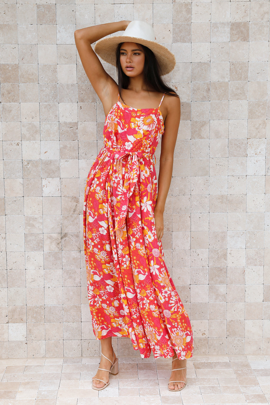 Not One To Forget Jumpsuit Floral