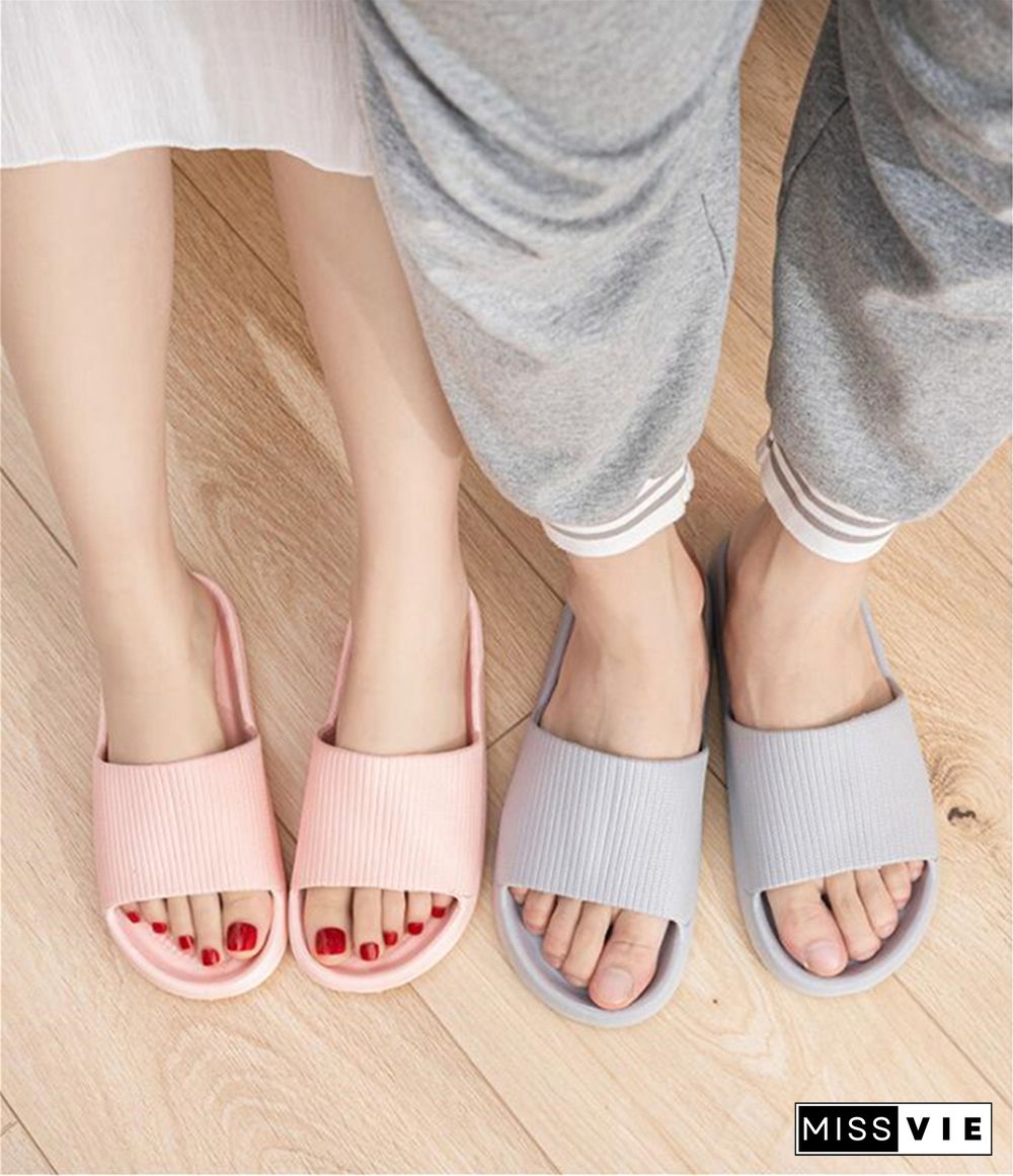 EVA Anti-slip Slippers Sandals Sole Flat Shoes Home/Indoor/Bathroom Men/Women