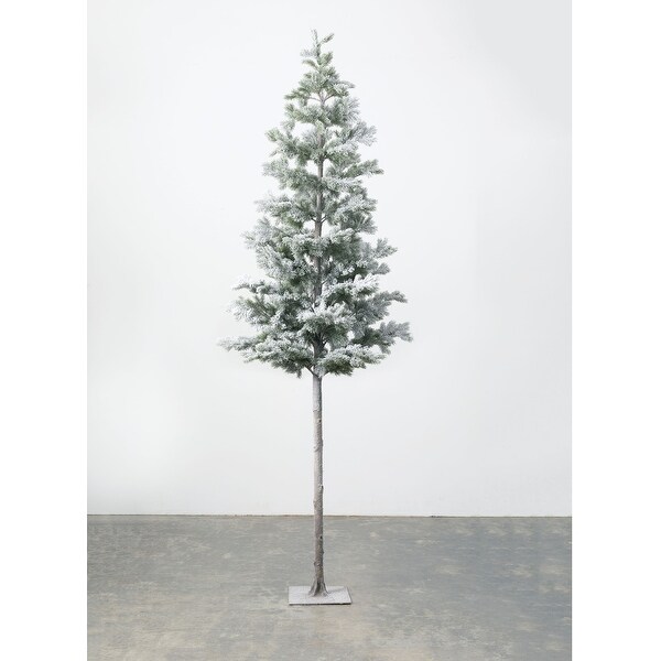 Sullivans 8'4 Artificial Iced Tree，Green