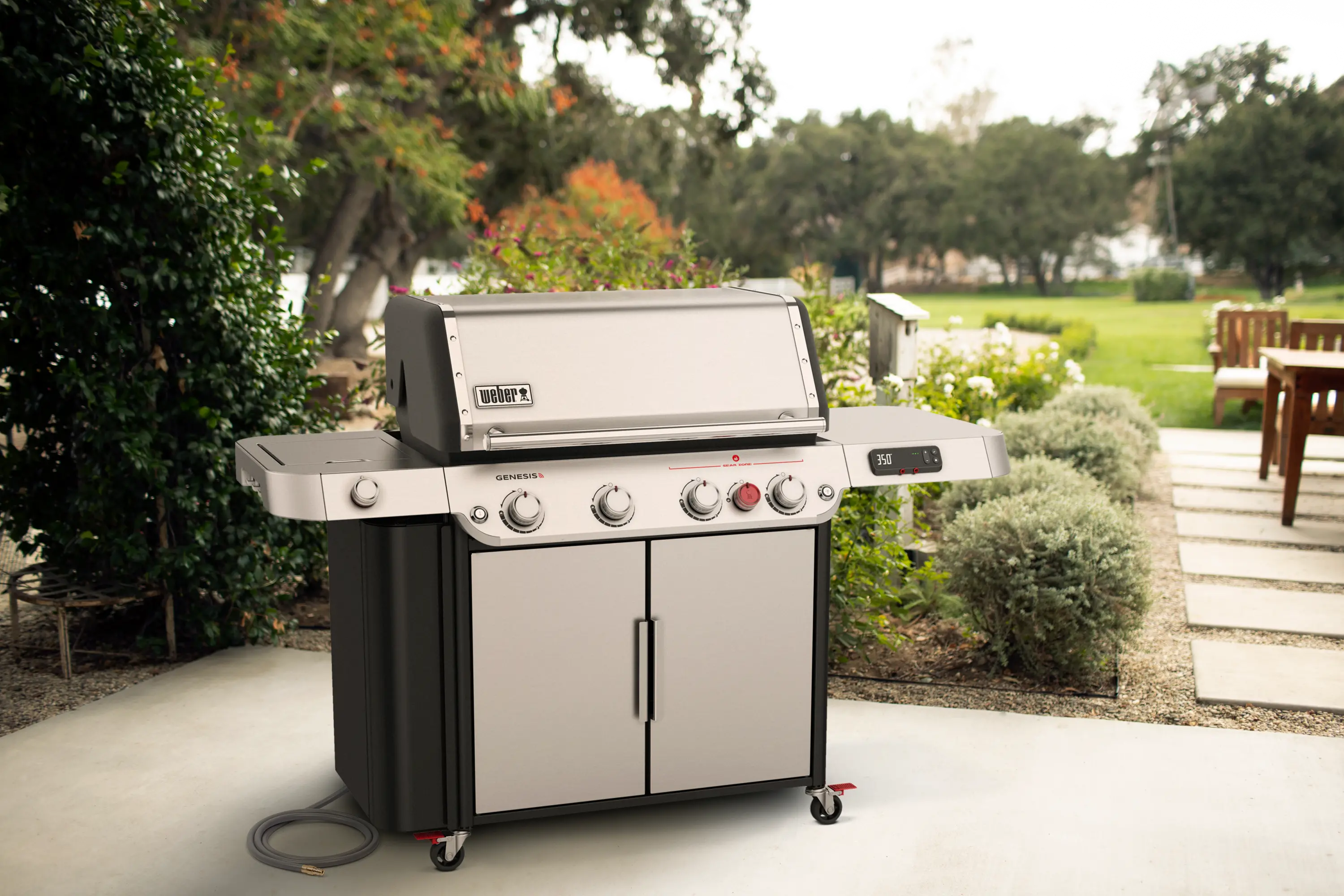 Weber Genesis Premium Stainless Steel SPX-435 Natural Gas Grill